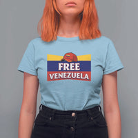 Free Venezuela Flag Patriotic T Shirt For Women Venezuela Pride - Wonder Print Shop