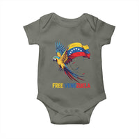 American Venezuela Support Freedom Baby Onesie Venezuelan Free - Wonder Print Shop