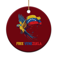 American Venezuela Support Freedom Ceramic Ornament Venezuelan Free - Wonder Print Shop