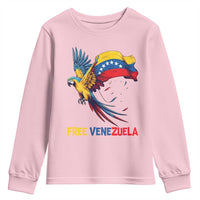 American Venezuela Support Freedom Youth Sweatshirt Venezuelan Free - Wonder Print Shop