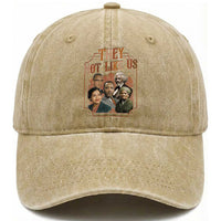 They Not Like Us Washed Cotton Baseball Cap African American History Leaders