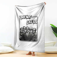 Vintage African American Heroes Throw Blanket They Not Like Us