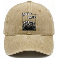 Vintage African American Heroes Washed Cotton Baseball Cap They Not Like Us