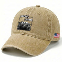 Vintage African American Heroes Washed Cotton Baseball Cap They Not Like Us