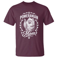 Vintage Pom Dog Mom T Shirt Pomeranian Lover Gift
