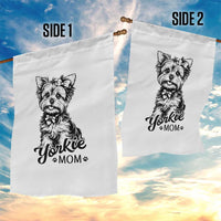 Yorkshire Terrier Mom Garden Flag Cute Yorkie Mama Puppy Gift