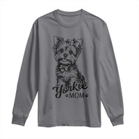 Yorkshire Terrier Mom Long Sleeve Shirt Cute Yorkie Mama Puppy Gift