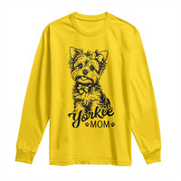 Yorkshire Terrier Mom Long Sleeve Shirt Cute Yorkie Mama Puppy Gift