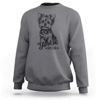Yorkshire Terrier Mom Sweatshirt Cute Yorkie Mama Puppy Gift