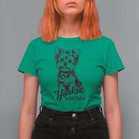 Yorkshire Terrier Mom T Shirt For Women Cute Yorkie Mama Puppy Gift