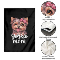Yorkshire Terrier Dog Mom Garden Flag Cute Yorkie Puppy Gift