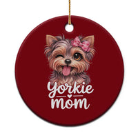 Yorkshire Terrier Dog Mom Ceramic Ornament Cute Yorkie Puppy Gift