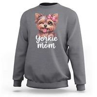 Yorkshire Terrier Dog Mom Sweatshirt Cute Yorkie Puppy Gift