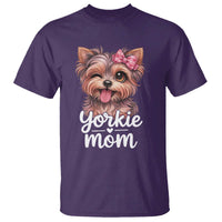 Yorkshire Terrier Dog Mom T Shirt Cute Yorkie Puppy Gift