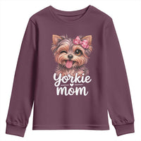 Yorkshire Terrier Dog Mom Youth Sweatshirt Cute Yorkie Puppy Gift