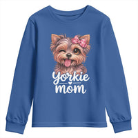 Yorkshire Terrier Dog Mom Youth Sweatshirt Cute Yorkie Puppy Gift