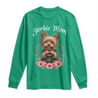 Cute Yorkie Mama Long Sleeve Shirt Yorkshire Terrier Dog Lover
