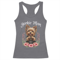 Cute Yorkie Mama Racerback Tank Top Yorkshire Terrier Dog Lover