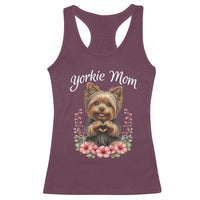 Cute Yorkie Mama Racerback Tank Top Yorkshire Terrier Dog Lover