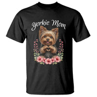 Cute Yorkie Mama T Shirt Yorkshire Terrier Dog Lover