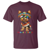 Yorkie De Mayo T Shirt Cinco De Mayo Dog Lover