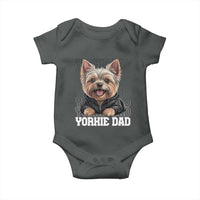 Proud Yorkshire Terrier Dad Baby Onesie Fathers Day Dog Lover Gift