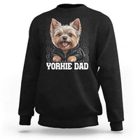 Proud Yorkshire Terrier Dad Sweatshirt Fathers Day Dog Lover Gift