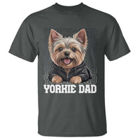 Proud Yorkshire Terrier Dad T Shirt Fathers Day Dog Lover Gift