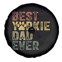 Best Yorkie Dad Ever Spare Tire Cover Retro Vintage Yorkshire Terrier Gift