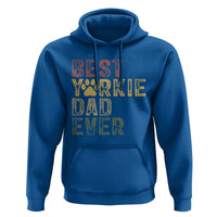 Best Yorkie Dad Ever Hoodie Retro Vintage Yorkshire Terrier Gift