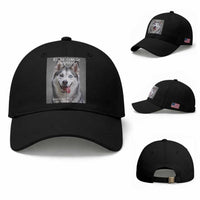 Funny Siberian Husky Meme Baseball Cap My Name Is Stop That
