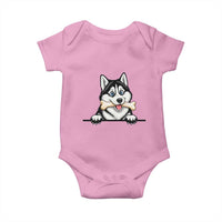 Cute Siberian Husky Puppy Baby Onesie Chewing Bone Meme