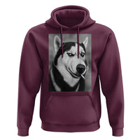 Smoking Siberian Husky Meme Hoodie Funny Dog Face Gift For Dog Lovers