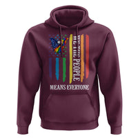 Patriotic Rainbow Pride American Eagle Hoodie We The People LGBT Pride