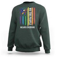 Patriotic Rainbow Pride American Eagle Sweatshirt We The People LGBT Pride