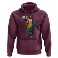 Christian LGBTQ Support Hoodie Jesus Loves Everyone