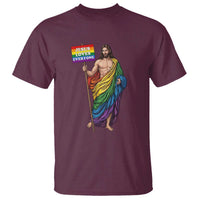 Christian LGBTQ Support T Shirt Jesus Loves Everyone