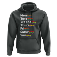 Rainbow Days Of The Week Mongay Tuesgay Hoodie Funny LGBT Pride Month