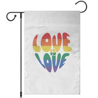 Love Is Love LGBTQ Pride Garden Flag Rainbow Flag Community