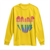 Rainbow Heart Pride Long Sleeve Shirt LGBTQ Support Graphic