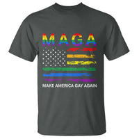 Make America Gay Again LGBTQ Pride T Shirt Funny Political Pride Graphic