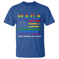 Make America Gay Again LGBTQ Pride T Shirt Funny Political Pride Graphic