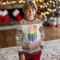 Rainbow RN Ally Pride Month Ugly Christmas Sweater LGBTQ Healthcare Worker