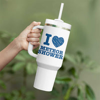 Meteor Shower Lover Tumbler With Handle Astronomy Enthusiast Gift