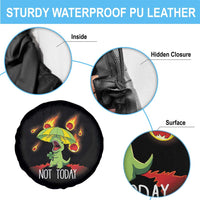 Dinosaur Meteor Shower Astronomy Humor Spare Tire Cover Not Today