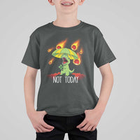 Dinosaur Meteor Shower Astronomy Humor T Shirt For Kid Not Today
