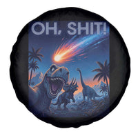 Funny Dinosaur Meteorite Spare Tire Cover Astronomy Lover Gift