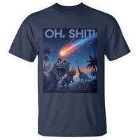 Funny Dinosaur Meteorite T Shirt Astronomy Lover Gift