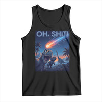 Funny Dinosaur Meteorite Tank Top Astronomy Lover Gift
