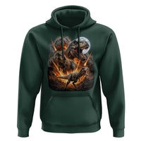 Funny Dinosaur Meteorite Strike Hoodie Epic Paleontology Gift